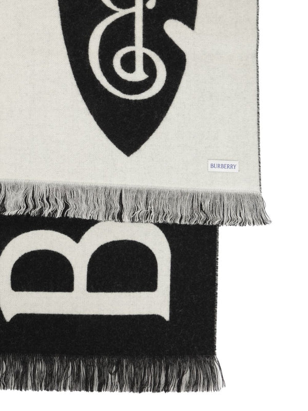 Burberry Black Wool Mufflers - Image 2