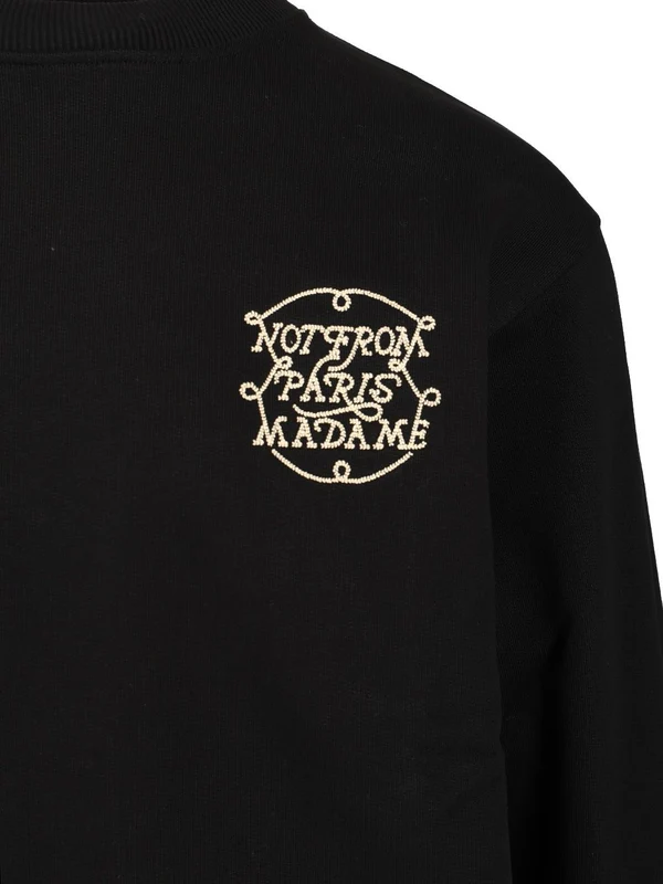 Drôle De Monsieur Black Sweatshirts - Image 3