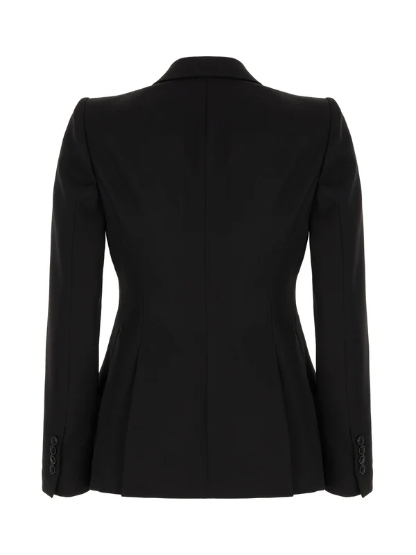 Alexander Mcqueen Black Tailored Jacket - Image 2