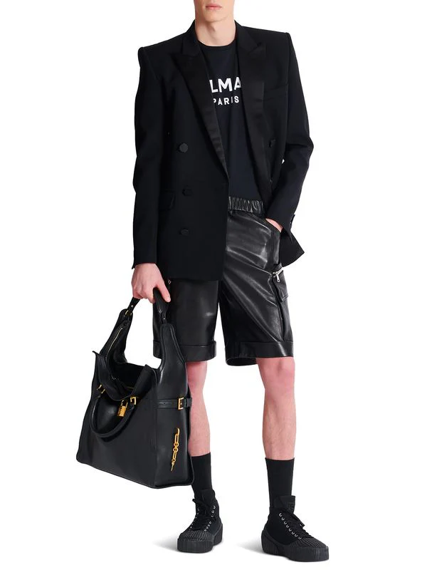 Balmain Black Short Sleeve T-Shirt - Image 2