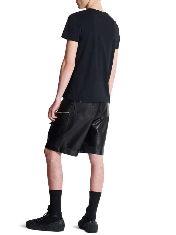 Balmain Black Short Sleeve T-Shirt - Image 4