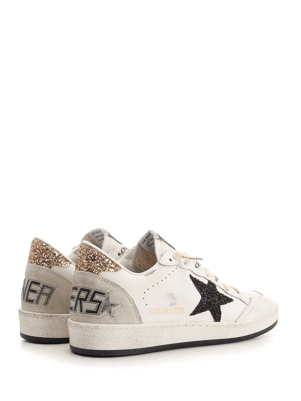 Golden Goose White Low Top Sneakers - Image 3