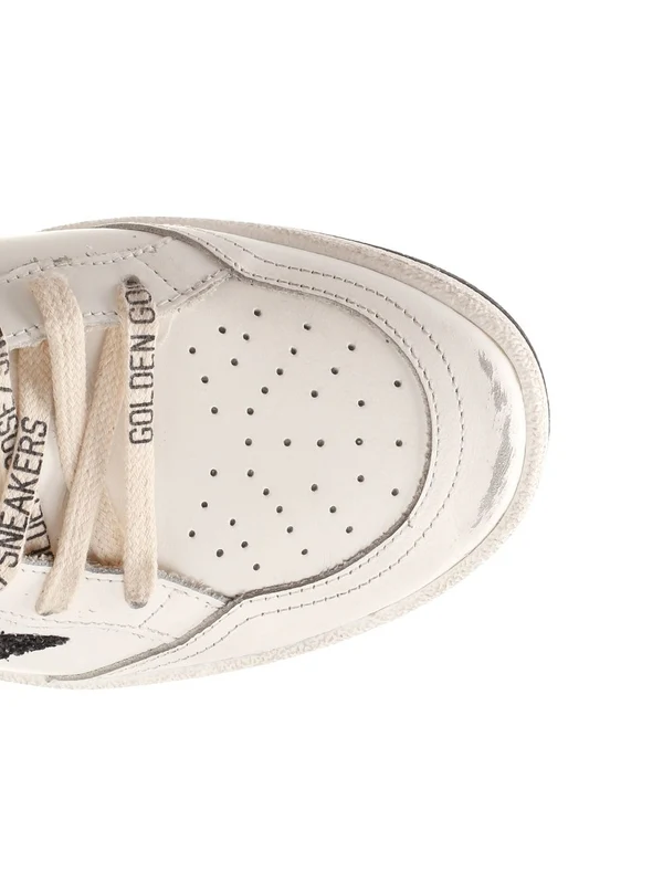 Golden Goose White Low Top Sneakers - Image 4