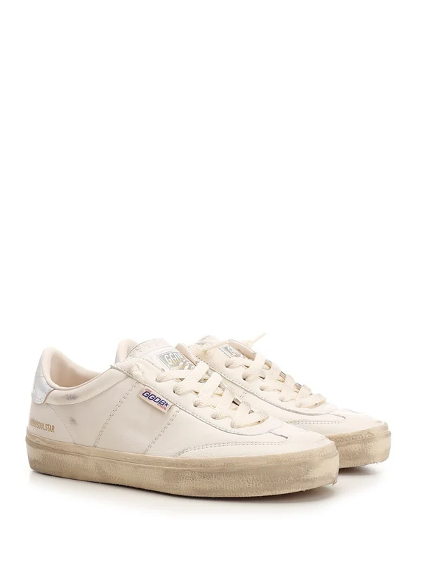 Golden Goose White Low Top Sneakers - Image 2