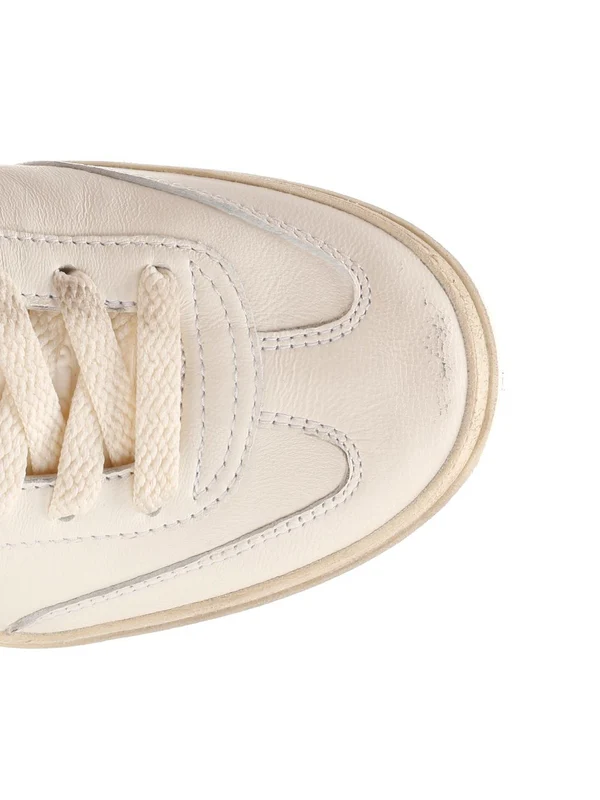 Golden Goose White Low Top Sneakers - Image 4