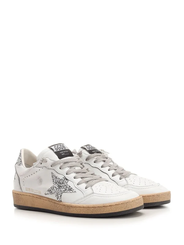 Golden Goose White Low Top Sneakers - Image 2