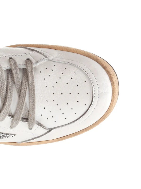 Golden Goose White Low Top Sneakers - Image 4