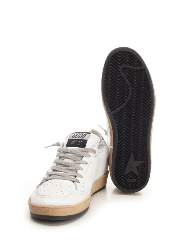 Golden Goose White Low Top Sneakers - Image 5