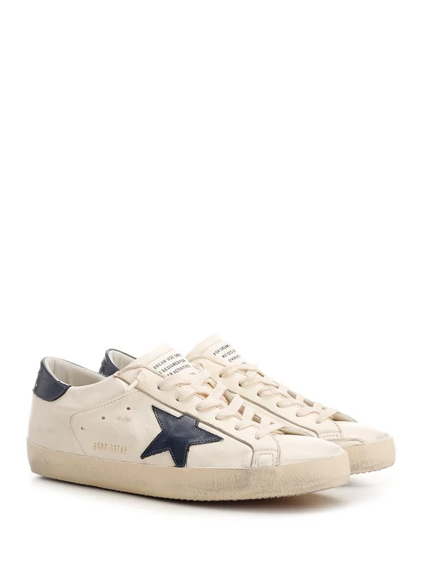 Golden Goose White Low Top Sneakers - Image 2