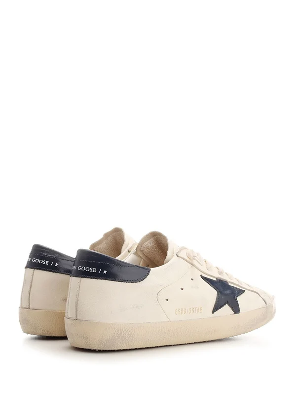 Golden Goose White Low Top Sneakers - Image 3