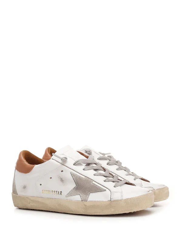 Golden Goose White Low Top Sneakers - Image 2