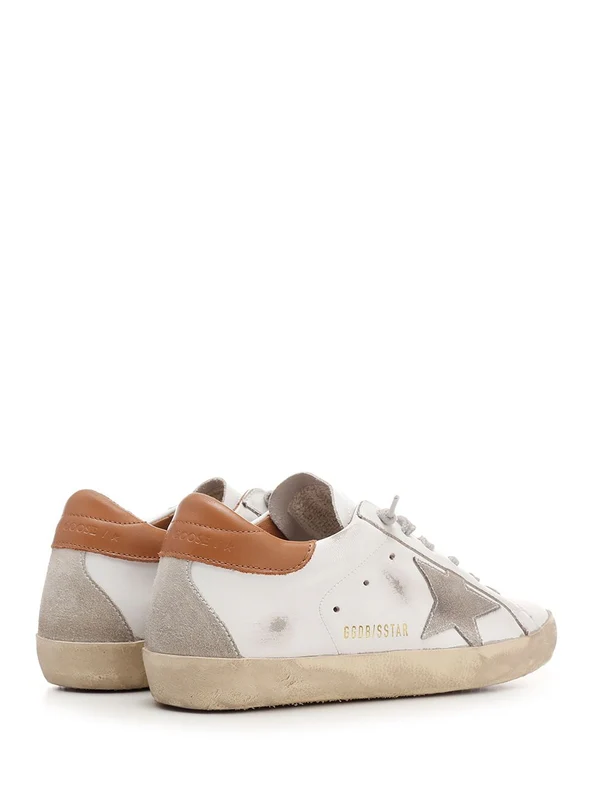 Golden Goose White Low Top Sneakers - Image 3