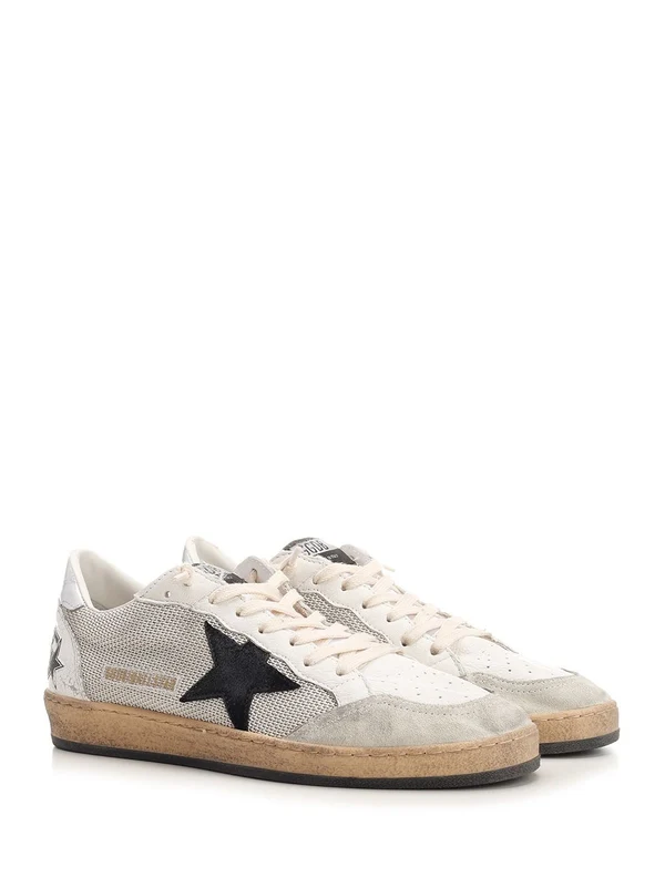 Golden Goose White Low Top Sneakers - Image 2