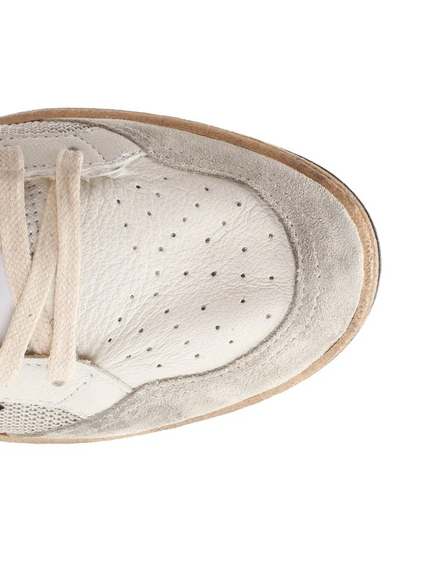 Golden Goose White Low Top Sneakers - Image 4