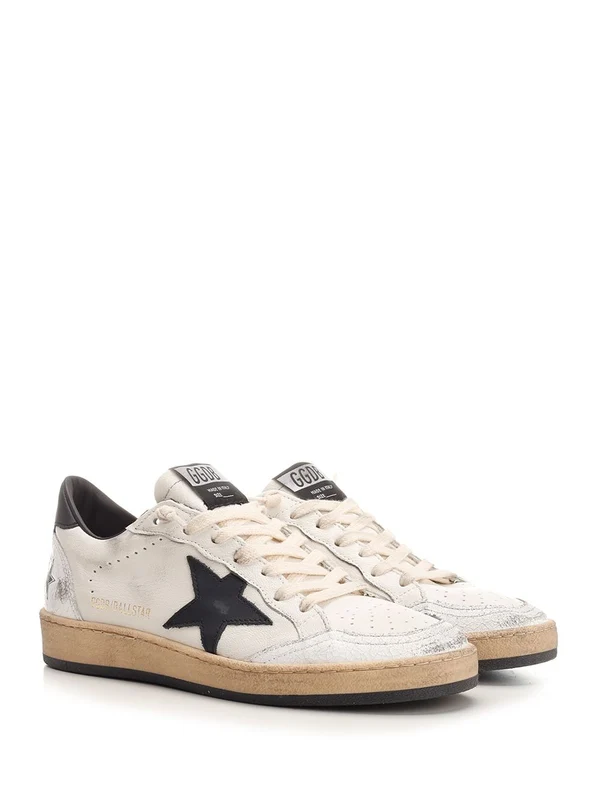 Golden Goose White Low Top Sneakers - Image 2