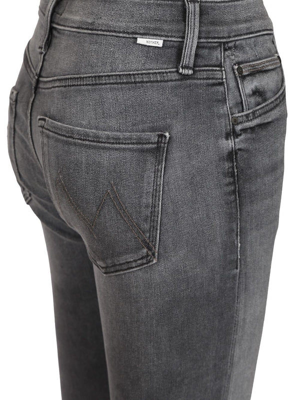 Mother Grey Denim Pants - Image 3