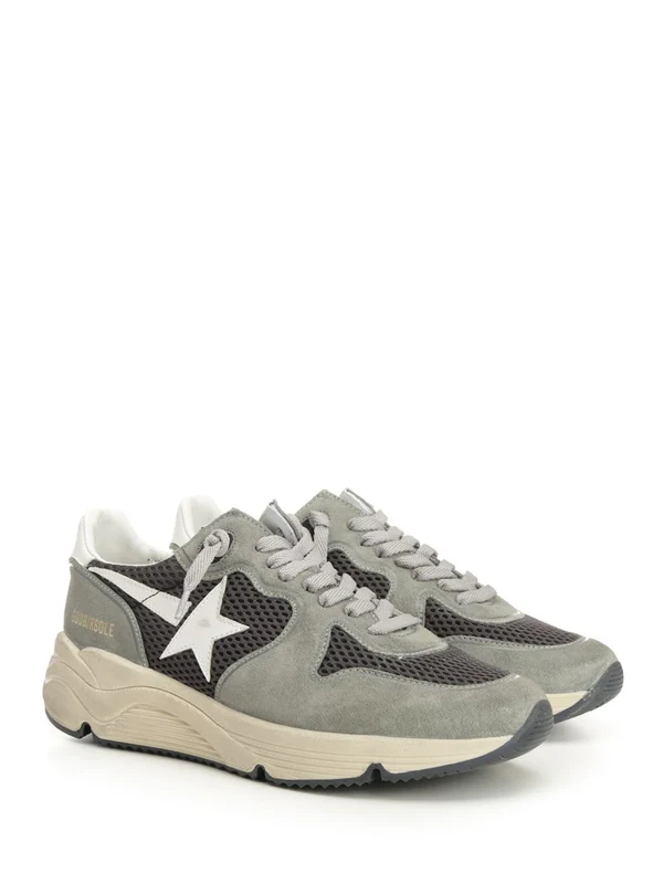 Golden Goose Green Low Top Sneakers - Image 2