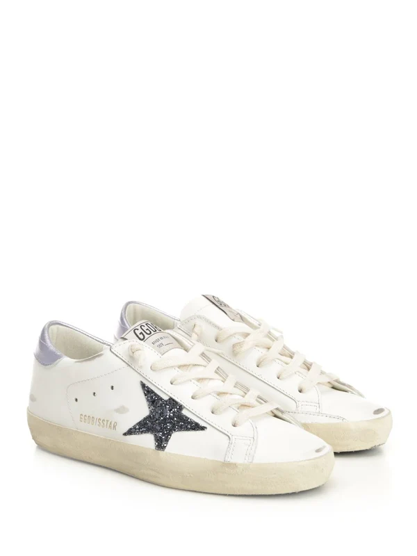 Golden Goose White Low Top Sneakers - Image 2