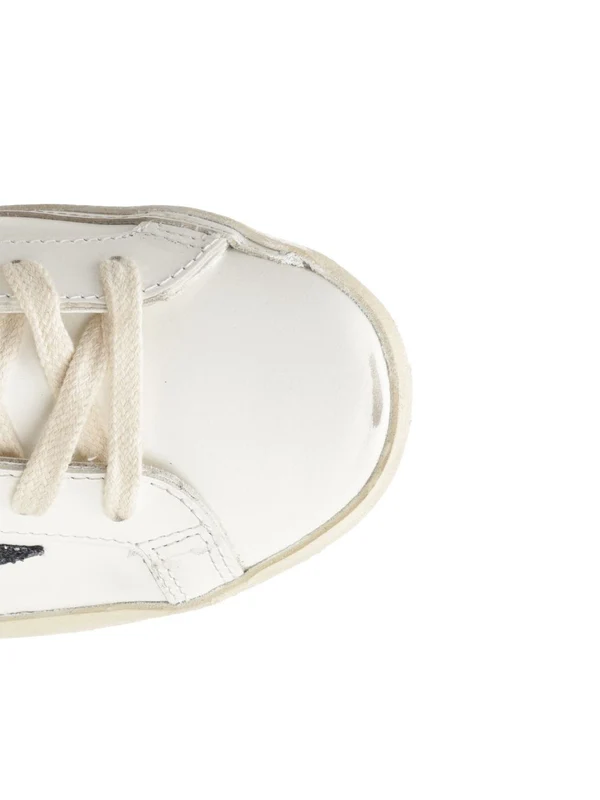 Golden Goose White Low Top Sneakers - Image 4