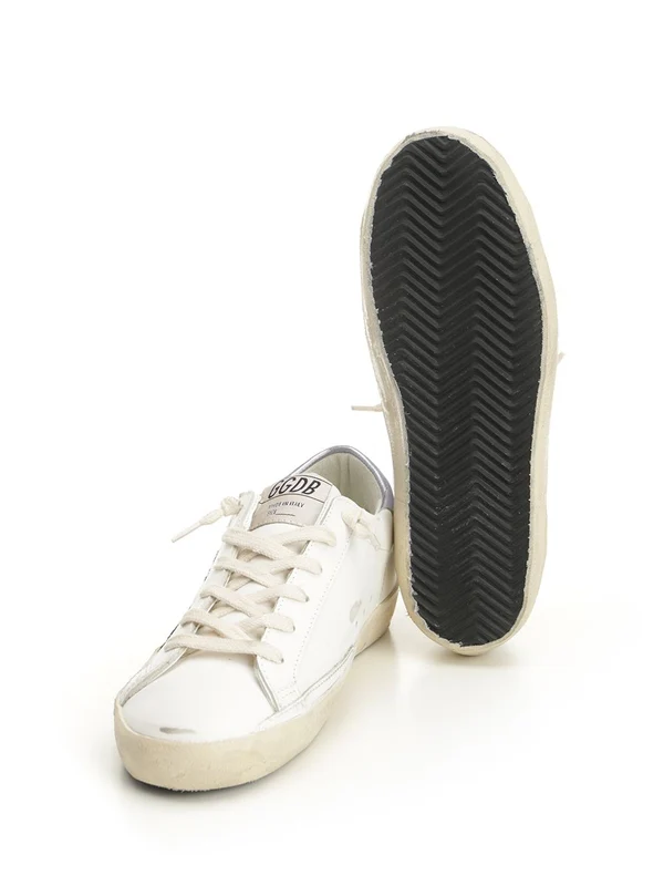 Golden Goose White Low Top Sneakers - Image 5