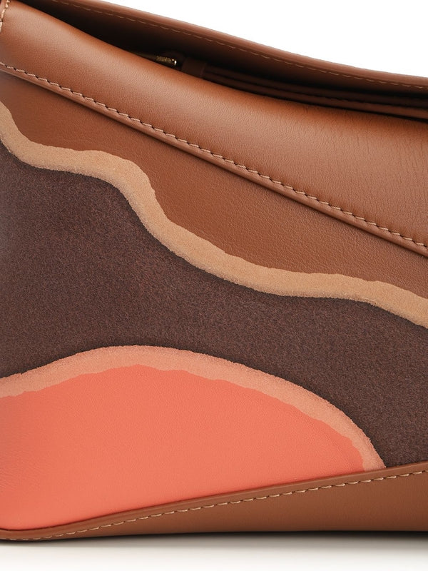 Loewe Puzzle Edge Brown Small Shoulder Bags - Image 5