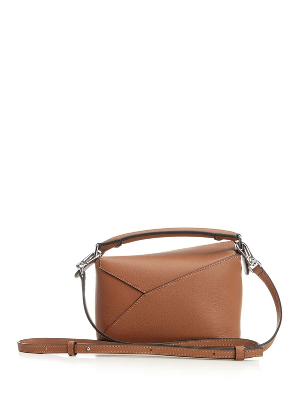 Loewe Puzzle Edge Brown Mini Shoulder Bags - Image 3
