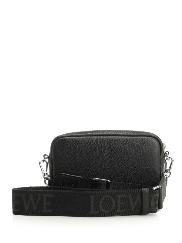 Loewe Pebble Camera Black Cross Bags - Image 3