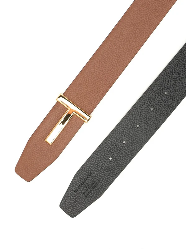 Tom Ford Brown Leather Belts - Image 2