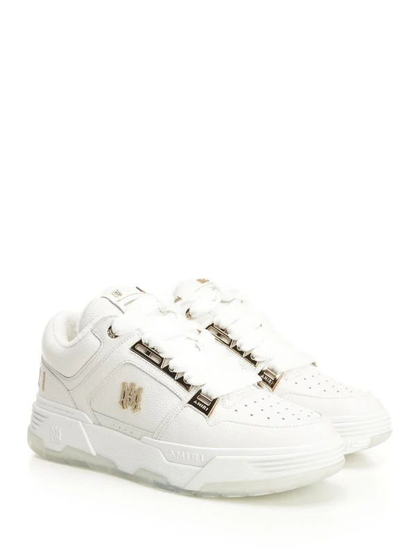 Amiri White Low Top Sneakers - Image 2