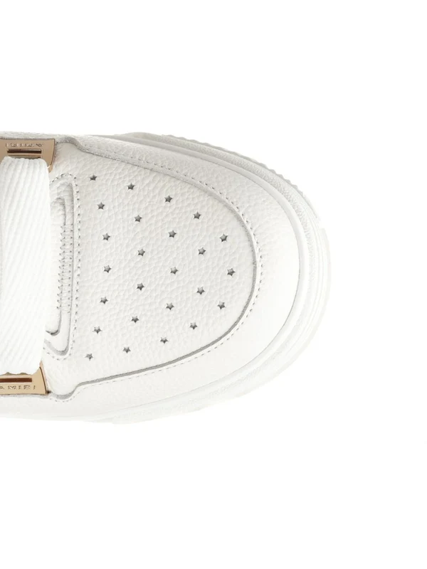 Amiri White Low Top Sneakers - Image 4