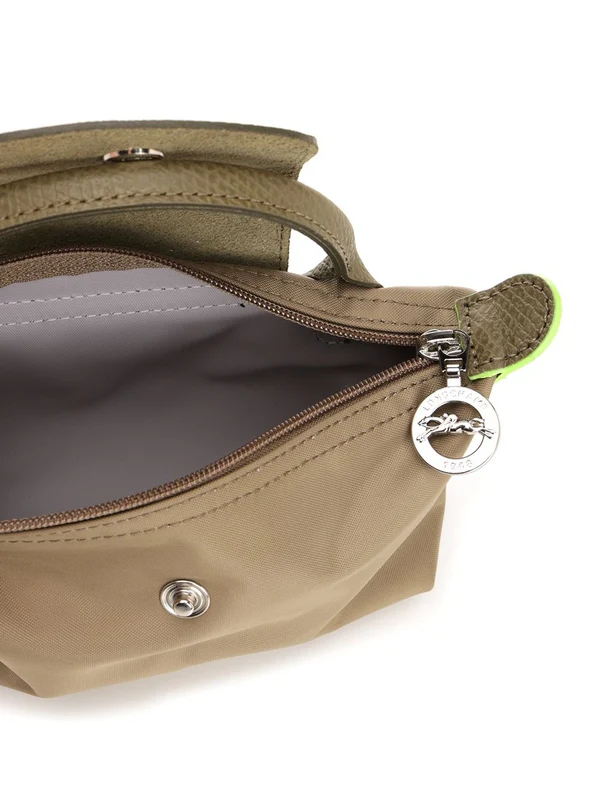 Longchamp Khaki Green Clutch Bags - Image 4