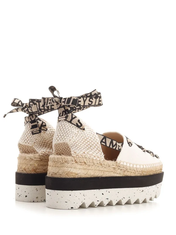 Stella Mccartney White Espadrille Sandals - Image 3