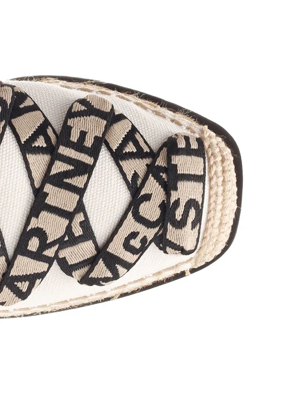 Stella Mccartney White Espadrille Sandals - Image 4
