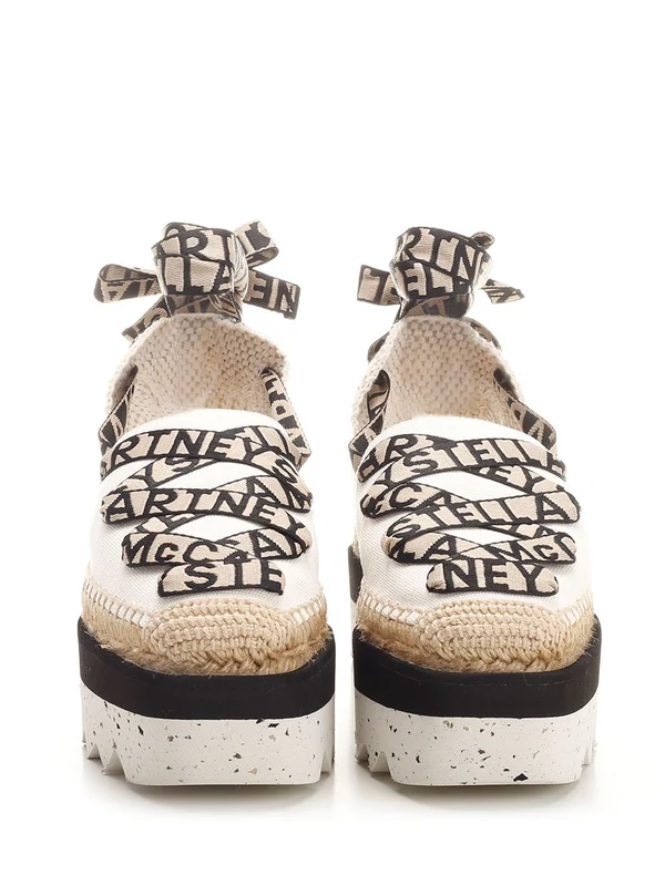 Stella Mccartney White Espadrille Sandals - Image 5