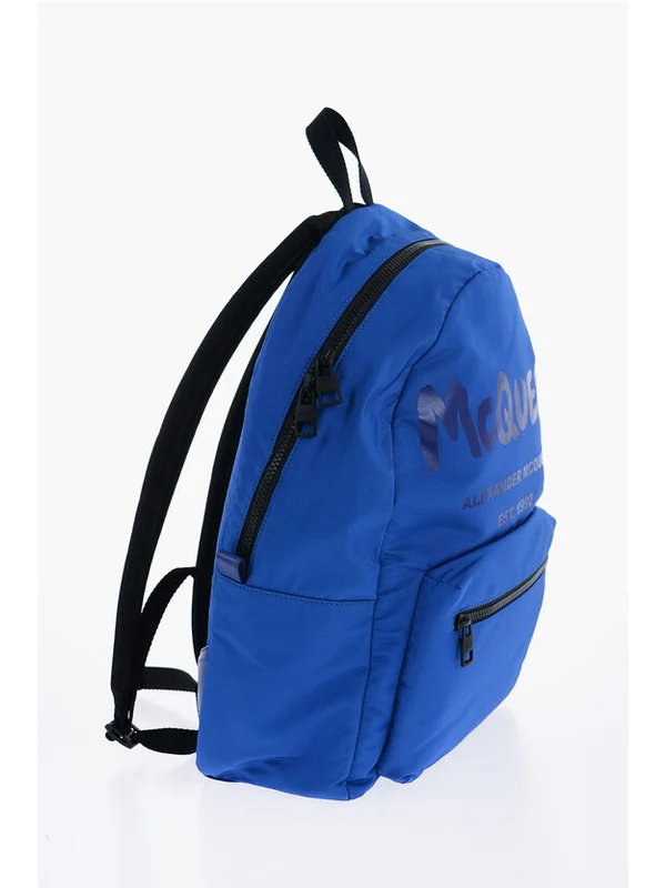 Alexander Mcqueen Blue Backpacks - Image 2