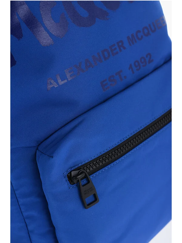 Alexander Mcqueen Blue Backpacks - Image 4