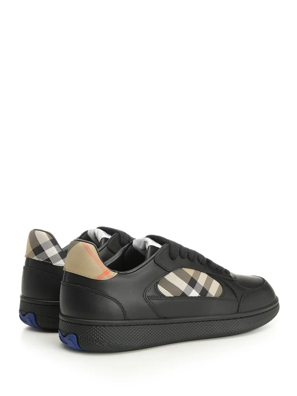 Burberry Black Low Top Sneakers - Image 3