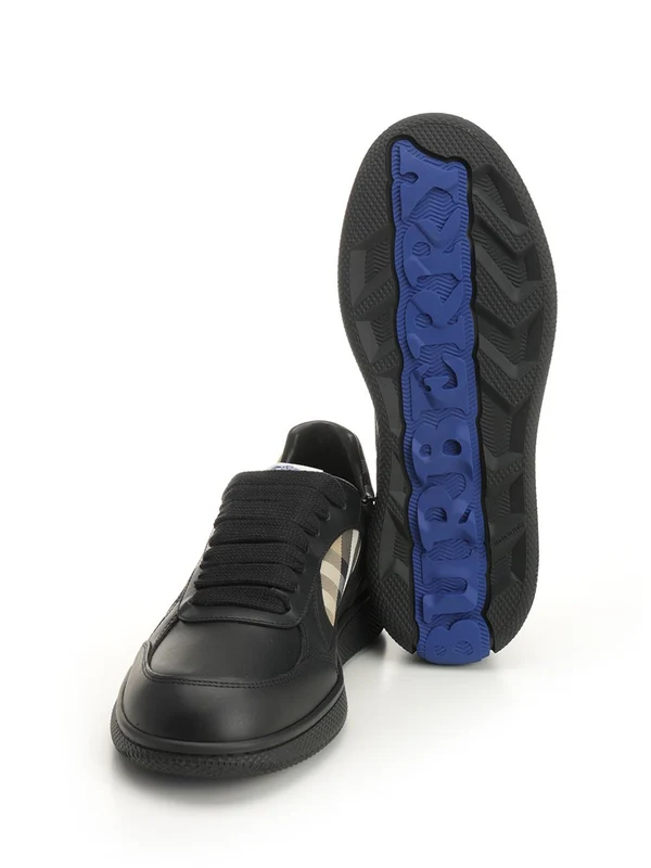 Burberry Black Low Top Sneakers - Image 5