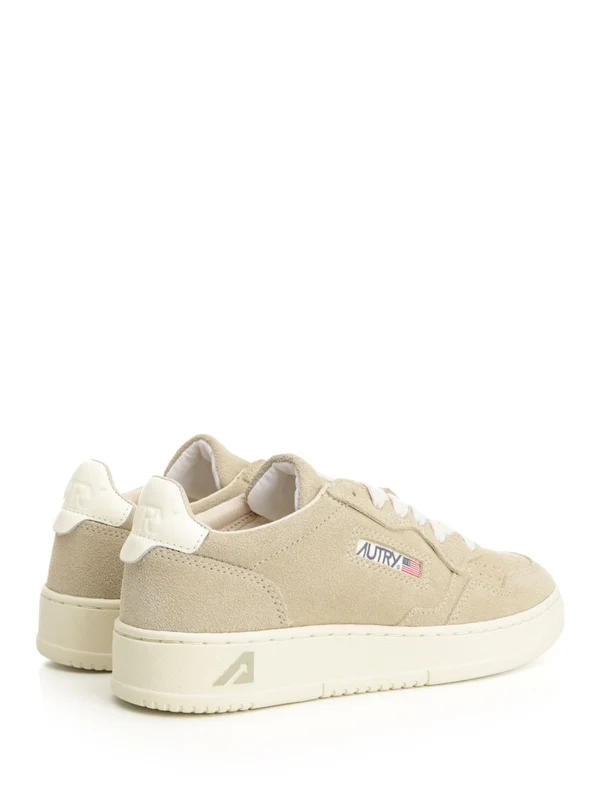 Autry Beige Low Top Sneakers - Image 3