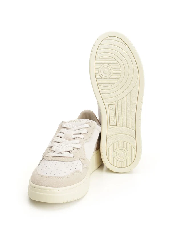 Autry Beige Low Top Sneakers - Image 5