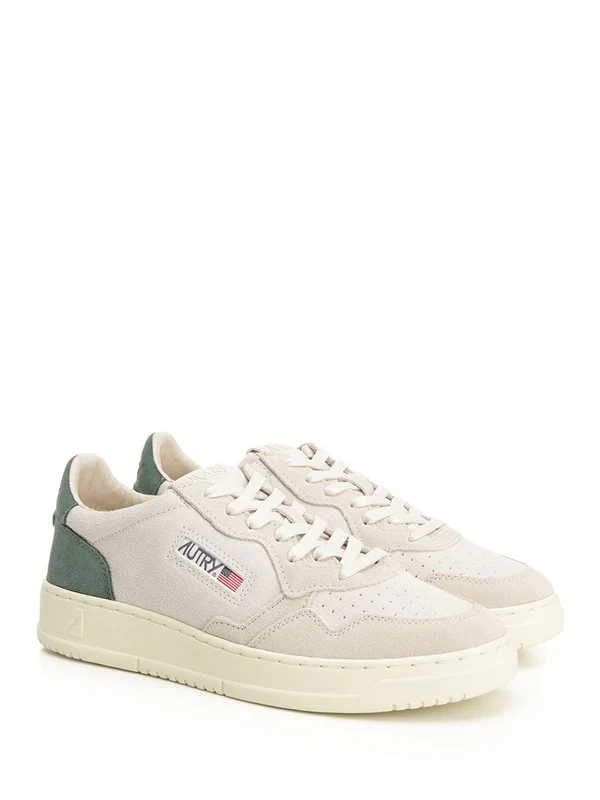 Autry Beige Low Top Sneakers - Image 2