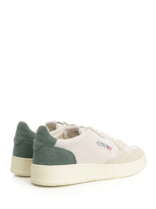 Autry Beige Low Top Sneakers - Image 3