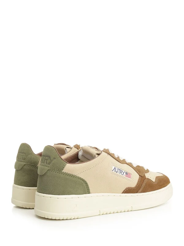 Autry Beige Low Top Sneakers - Image 3