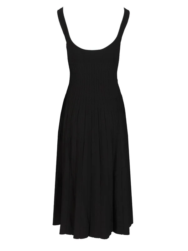 Staud Black Midi Dress - Image 2