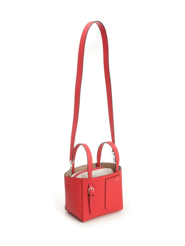 Valextra Red Bucket Bags - Image 2