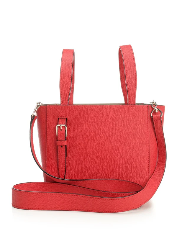 Valextra Red Bucket Bags - Image 3