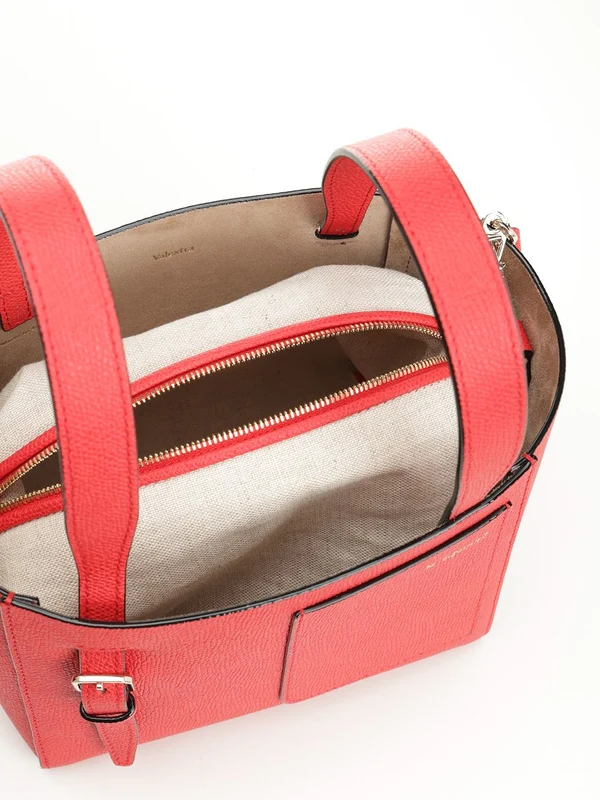 Valextra Red Bucket Bags - Image 4