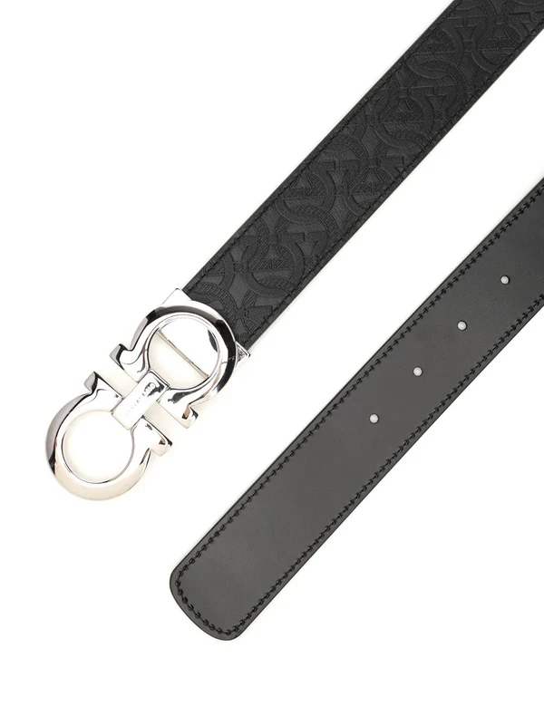 Ferragamo Black Leather Belts - Image 2