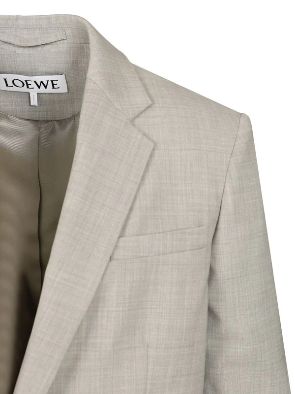 Loewe Grey Tailored Jackets - Image 4