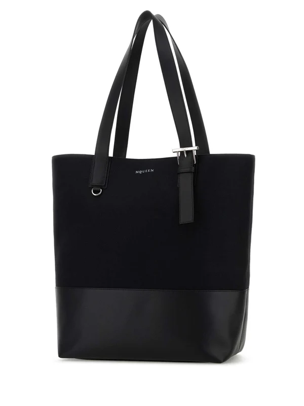 Alexander Mcqueen Black Tote Bags - Image 2